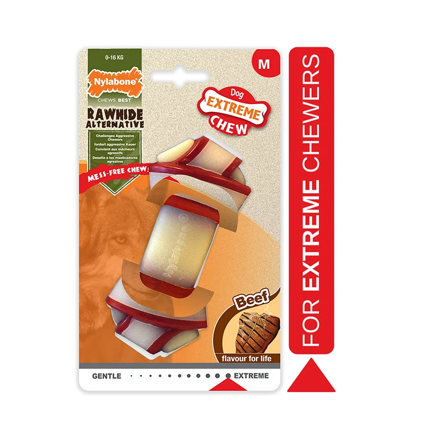 User-Friendly Nylabone Dura Chew Knot Bone Dog Toy Medium Innovative