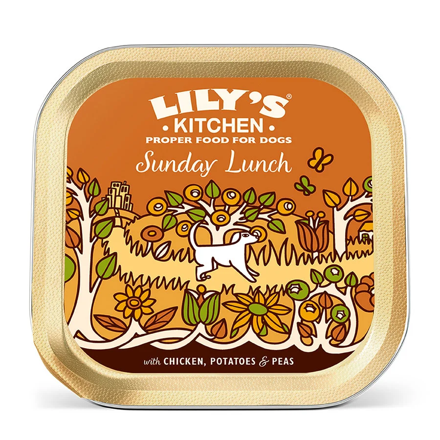 Exclusive Lily x27 s Kitchen Sunday Lunch Adult Wet Dog Food 150g Specialty
