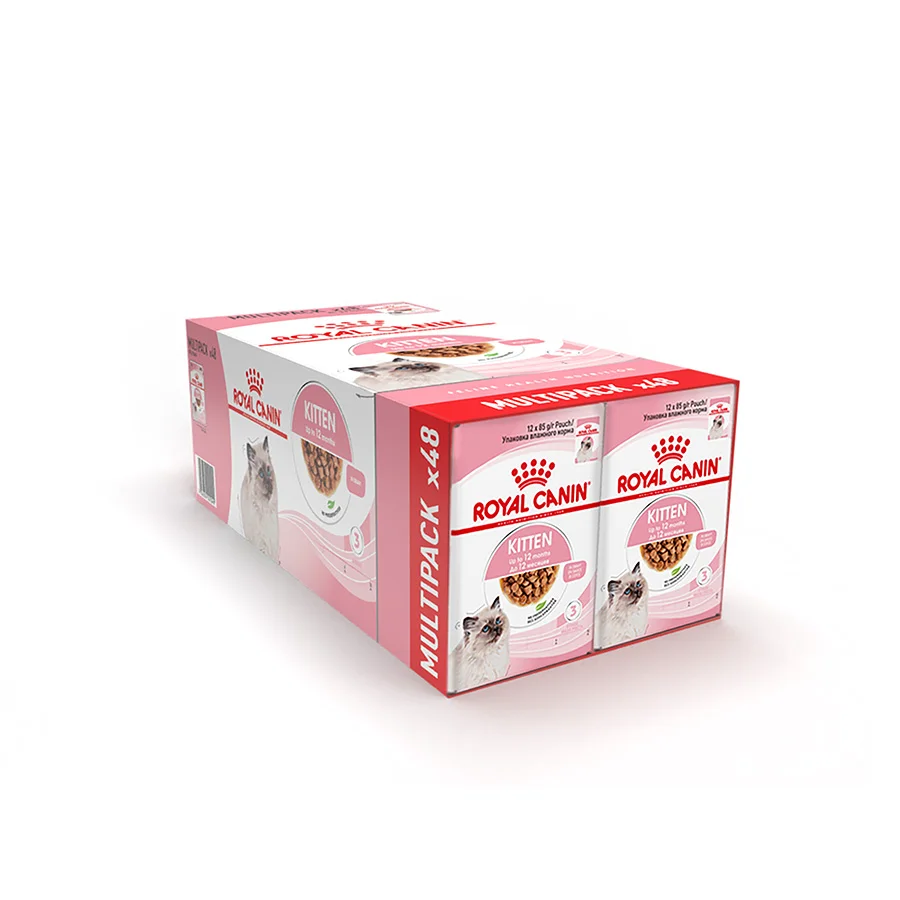 Long-Lasting Royal Canin Feline Kitten Wet Cat Food Gravy 48x85g Authentic