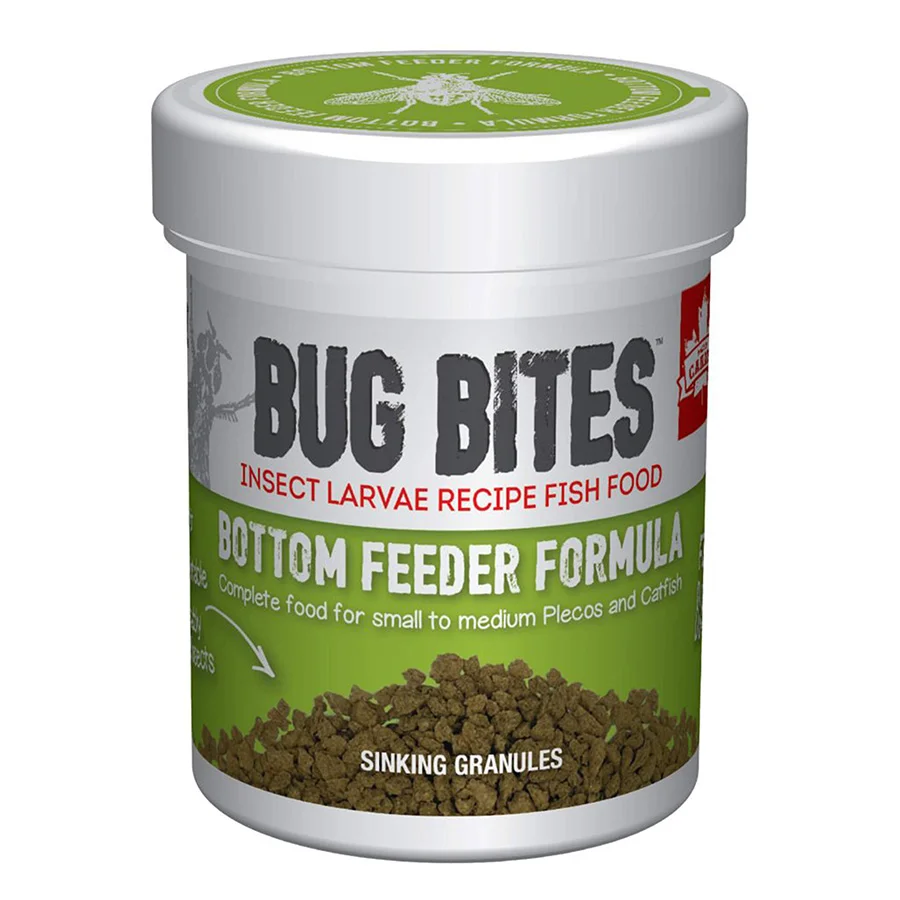 Excellent Fluval Bug Bites Bottom Feeder Fish Food Granules 4-2mm 45g Trusted