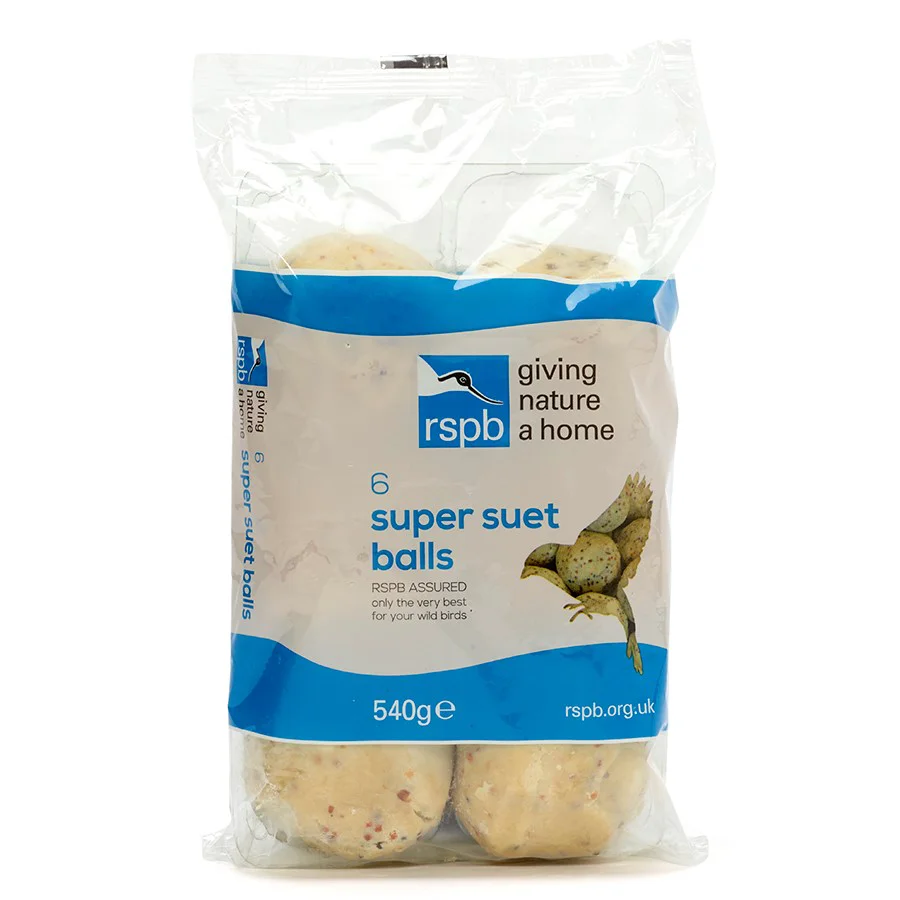 Top-Quality RSPB Super Suet Balls Wild Bird Food 6x90g Consistent