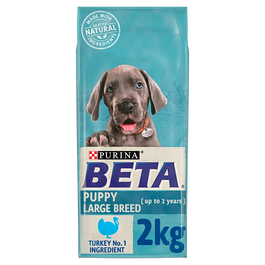 Recyclable Beta Large Breed Dry Puppy Food Turkey 2kg High-End