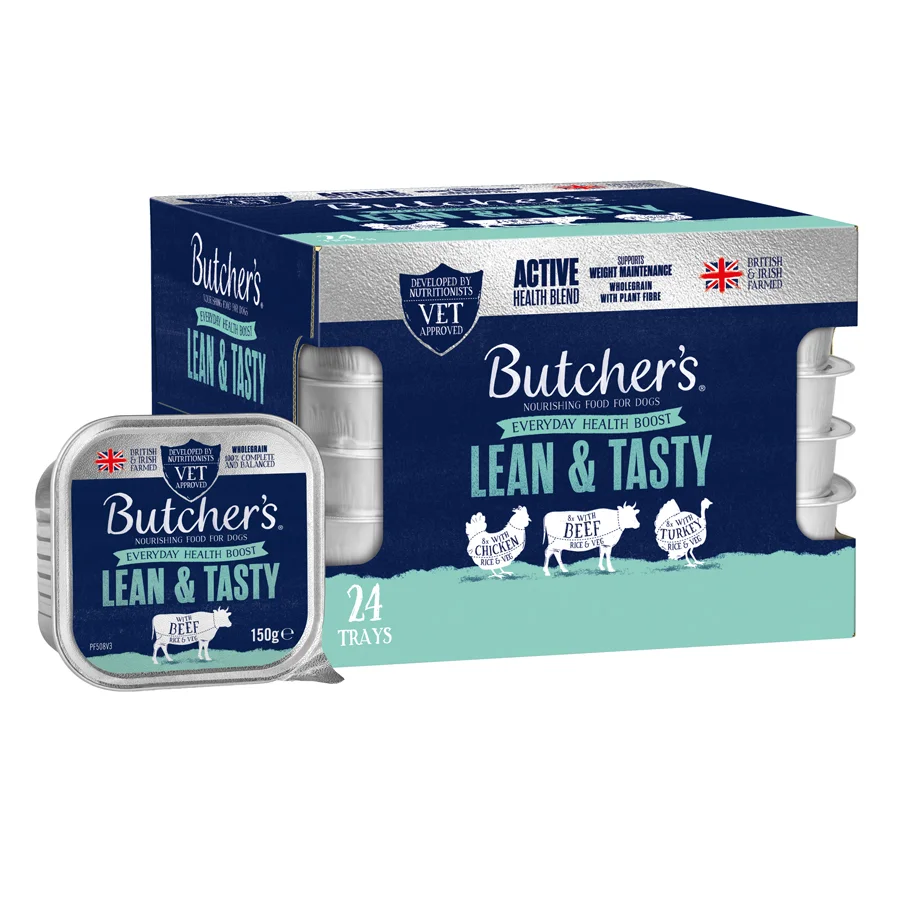 Versatile Butcher x27 s Lean Tasty Wet Adult Dog Food 24x150g High-Grade