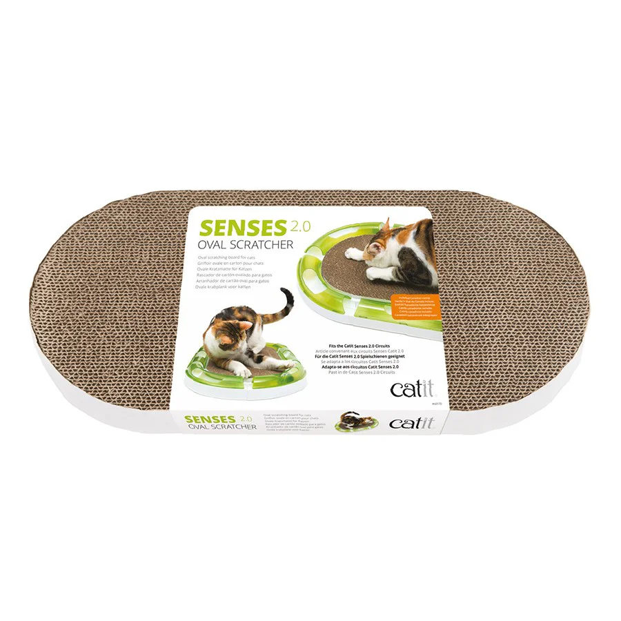 Comfortable Catit Senses Oval Cat Scratching Board Practical