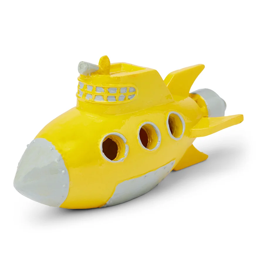 Clean Aqua Town Submarine Aquarium Ornament Official