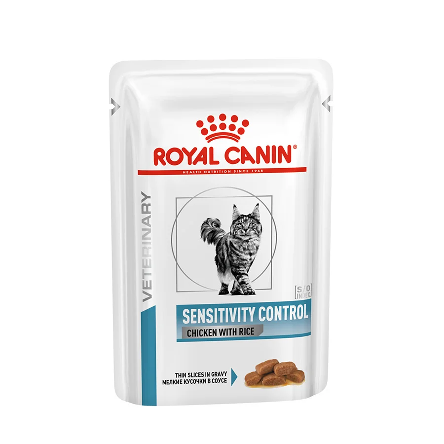 Efficient Royal Canin Veterinary Sensitivity Control Adult Wet Cat Food 48x85g Safe
