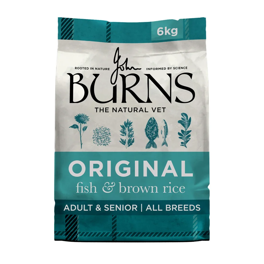 Powerful Burns Dry Dog Food Fish Brown Rice 6kg Specialty