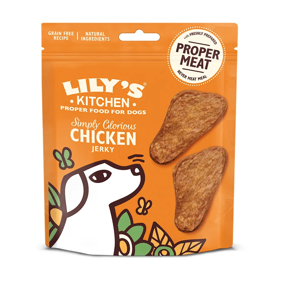 Convenient Lily x27 s Kitchen Simply Glorious Chicken Jerky Dog Treats 70g World-Class