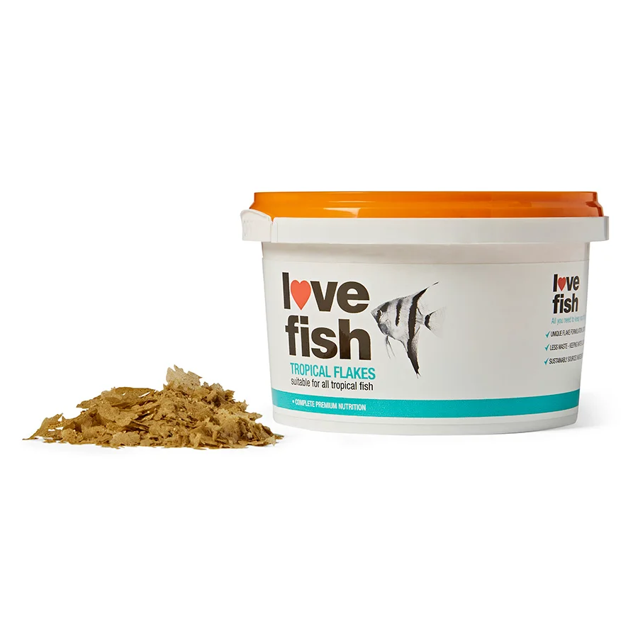 Luxury Love Fish Tropical Fish Flakes 18g Breathable