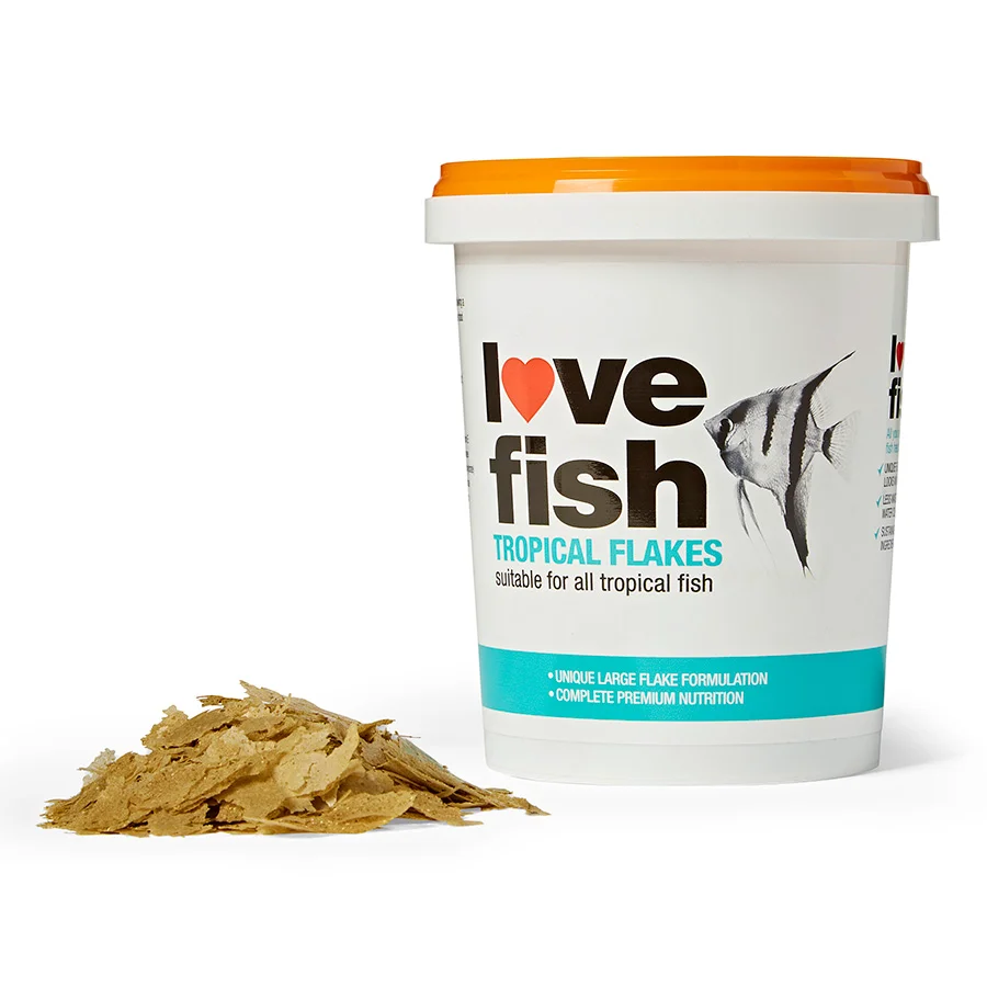 Premium Material Love Fish Tropical Fish Flakes 40g Verified