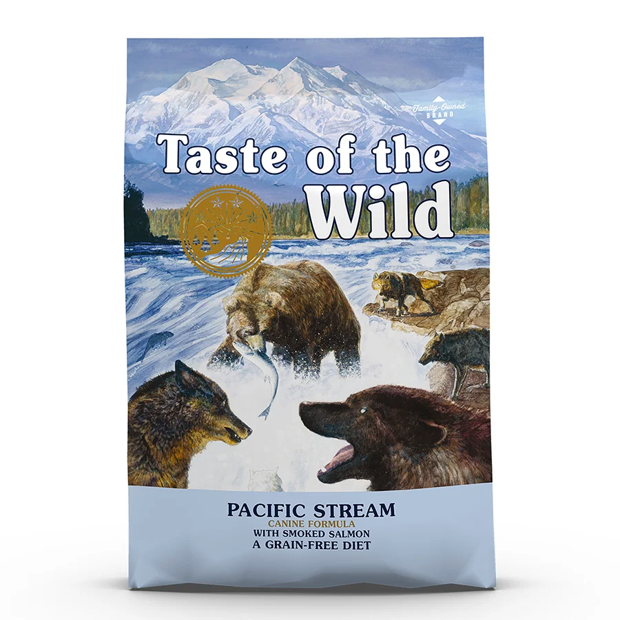 Advanced Taste of the Wild Pacific Stream Grain Dry Dog Food Smoked Salmon 12.2kg Modern