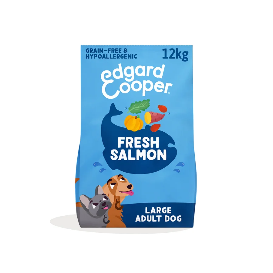 Fine Edgard Cooper Grain Adult Dry Dog Food Salmon 12kg Luxury