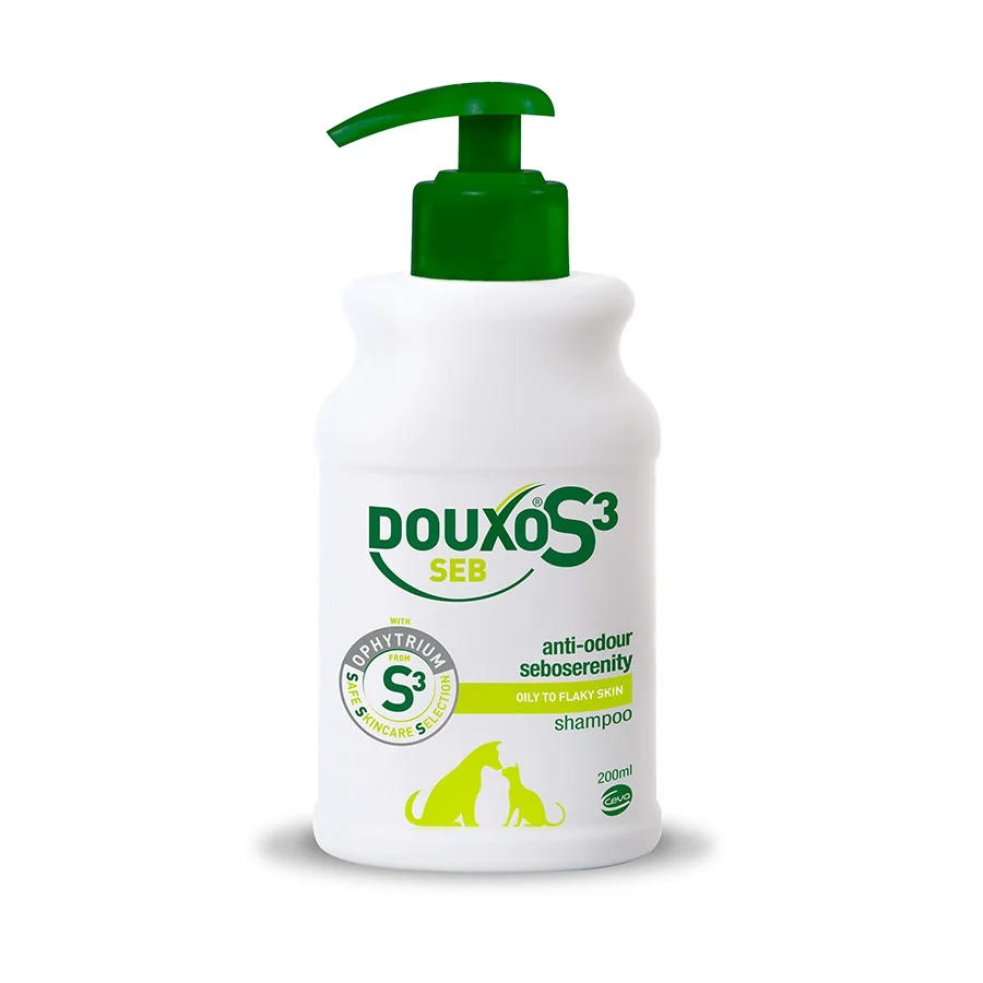 Lightweight Douxo S3 SEB Anti-Dandruff Dog Cat Shampoo 200ml Exceptional