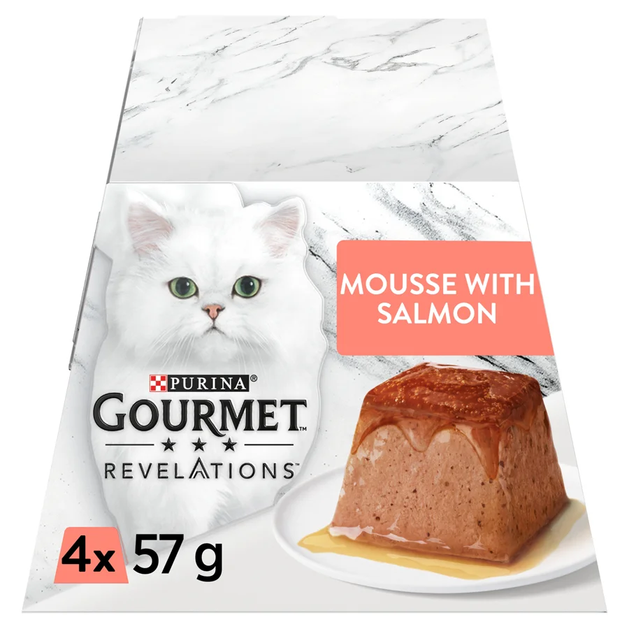 Innovative Gourmet Revelations Wet Cat Food Salmon In Gravy 4x57g Luxury