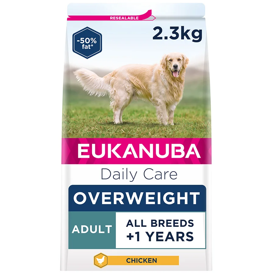 High-Grade Eukanuba Daily Care Overweight Adult Dry Dog Food Chicken Lightweight