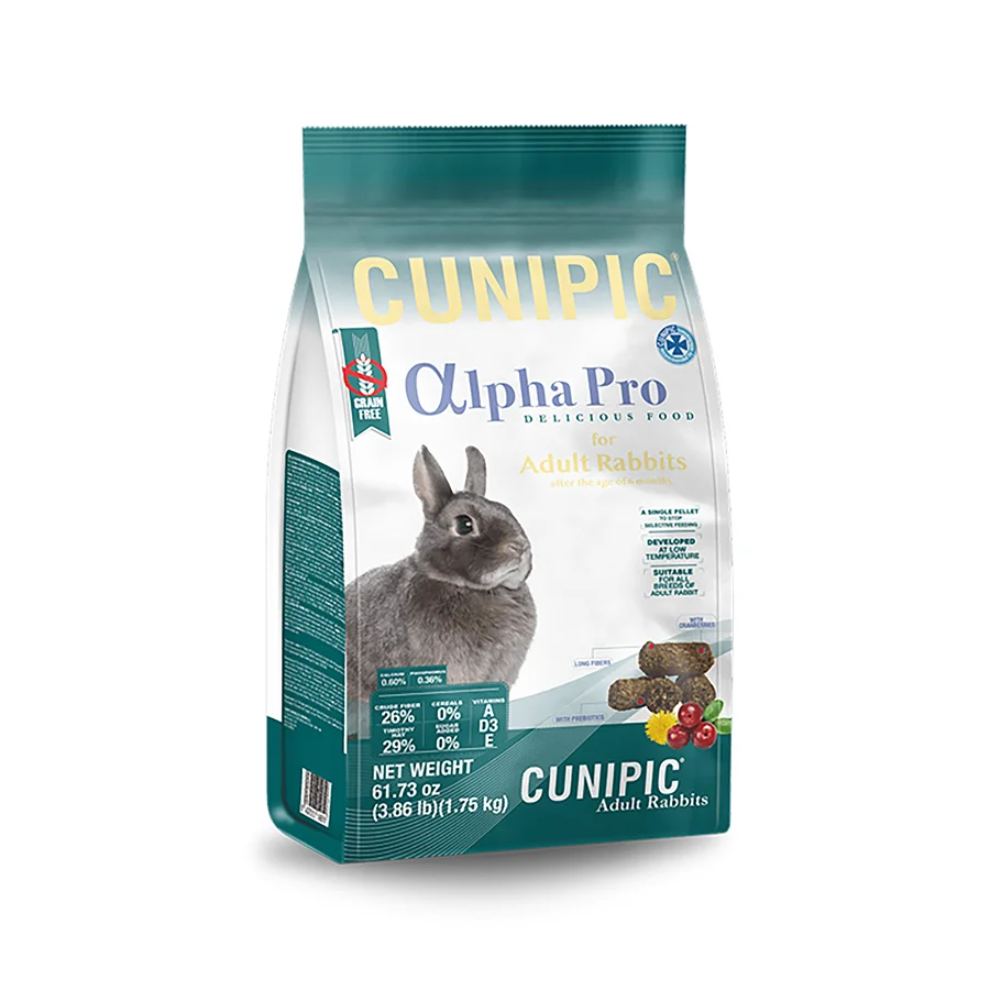 Superior Cunipic Alpha Pro Grain Adult Rabbit Food 1.75kg Efficient