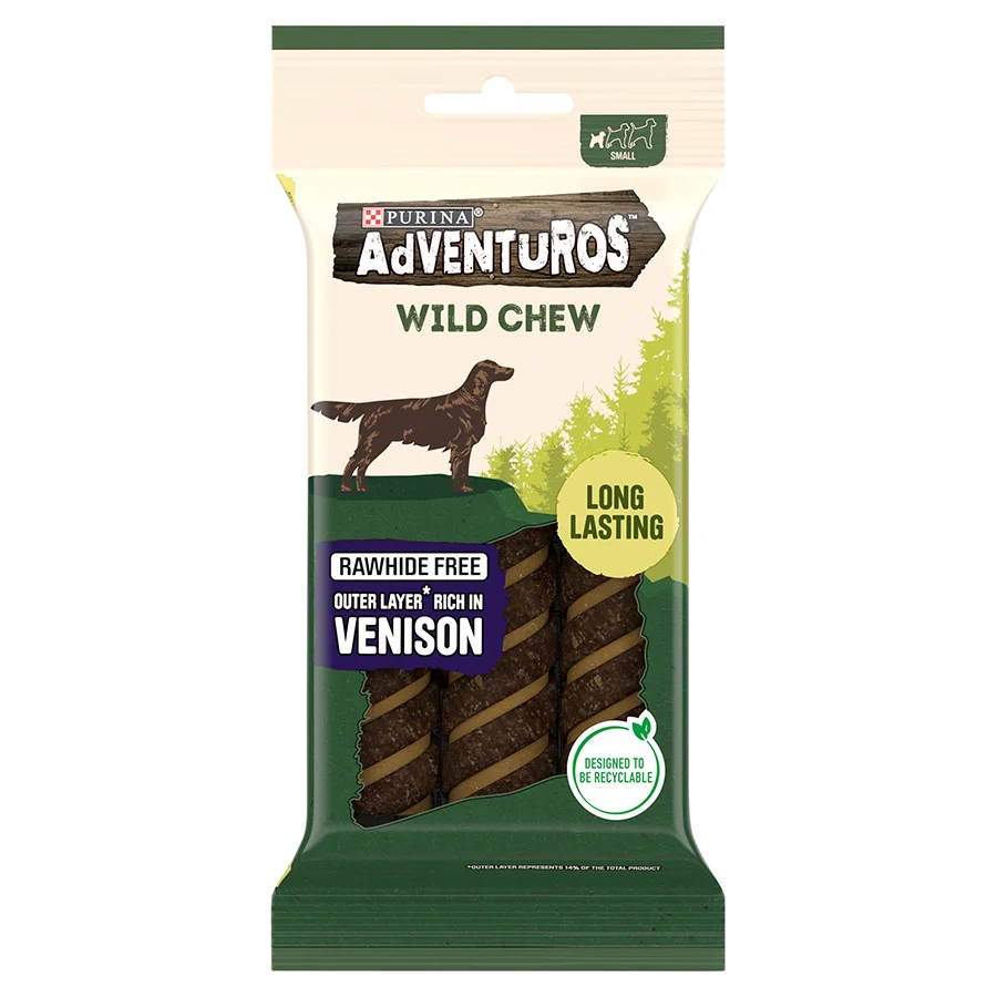Premium Material Adventuros Wild Small Breed Dog Chew 150g Environmentally Friendly
