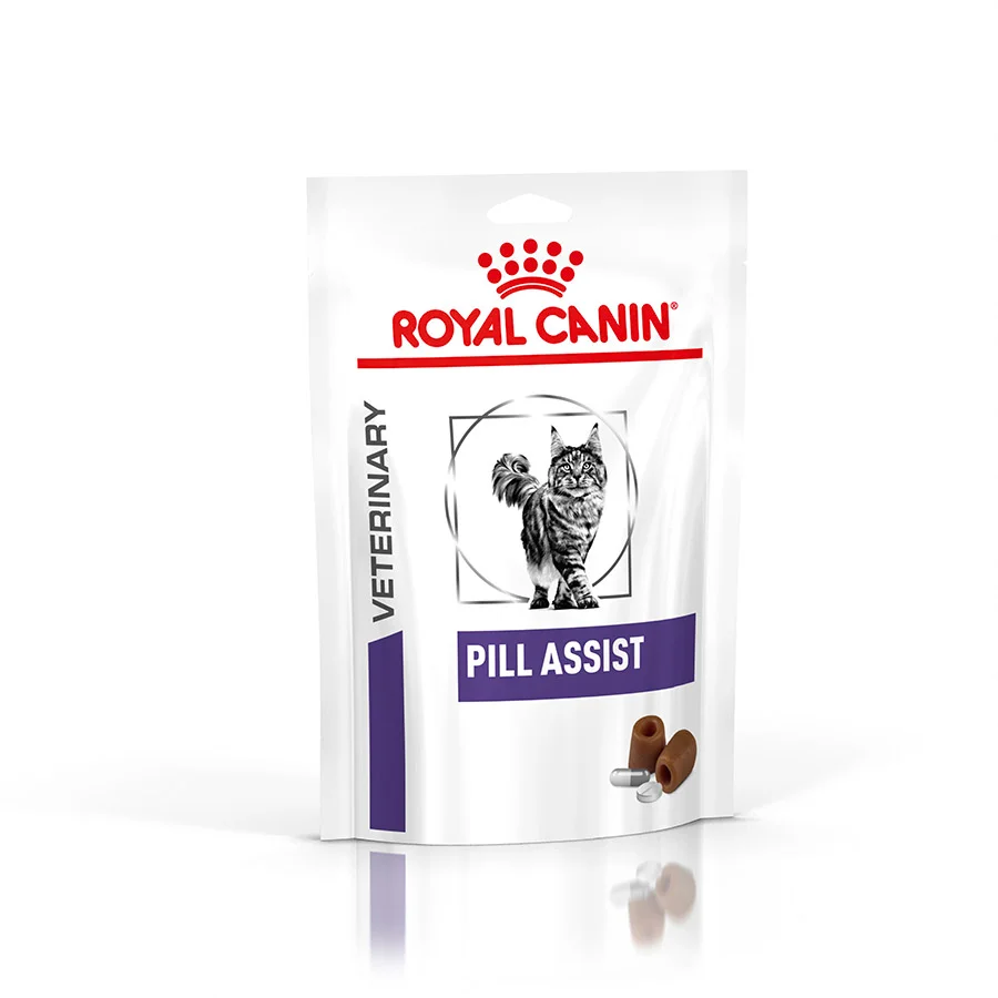 Solid Royal Canin Veterinary Pill Assist Adult Cat Treat 45g Versatile