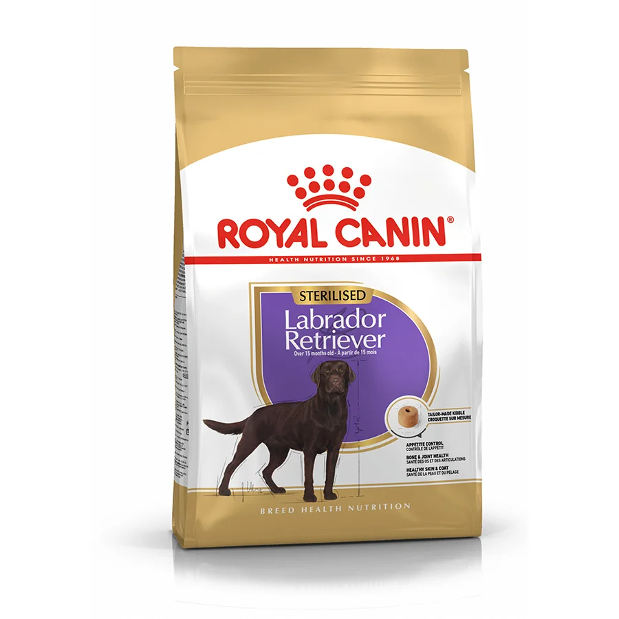 Trendy Royal Canin Sterilised Labrador Retriever Adult Dry Dog Food 12kg Excellent