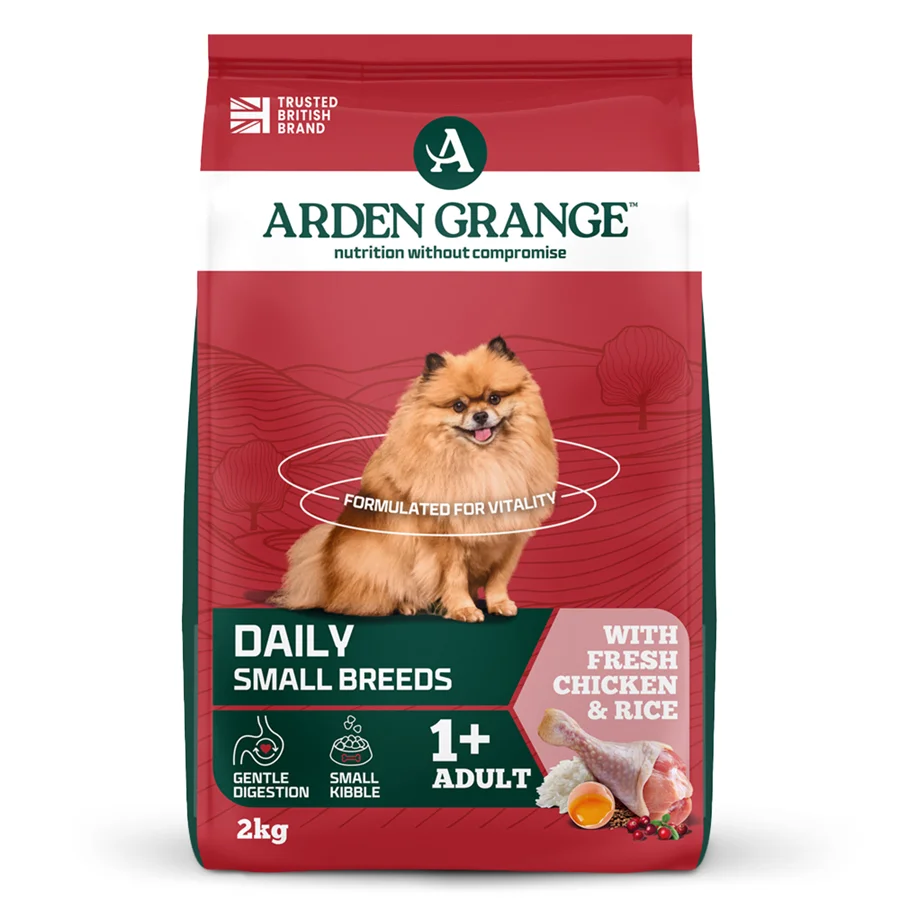 Efficient Arden Grange Mini Adult Dry Dog Food with Chicken Rice Durable