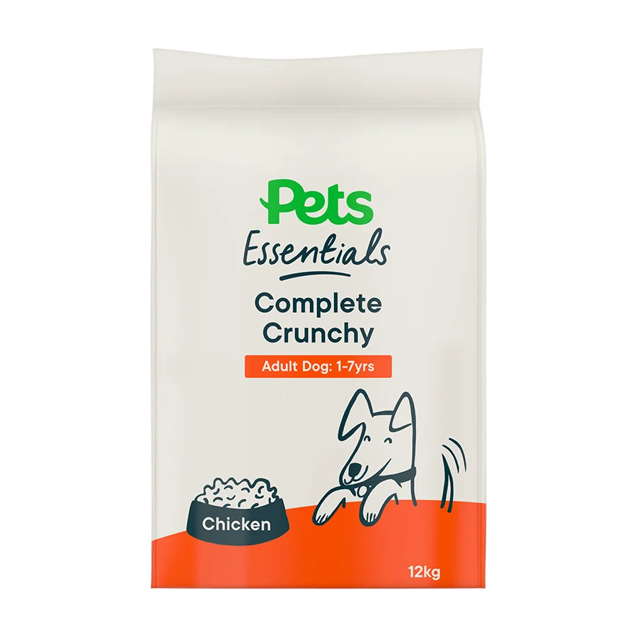 User-Friendly Pets Essentials Dry Adult Dog Food Chicken Vegetable 12kg Classic