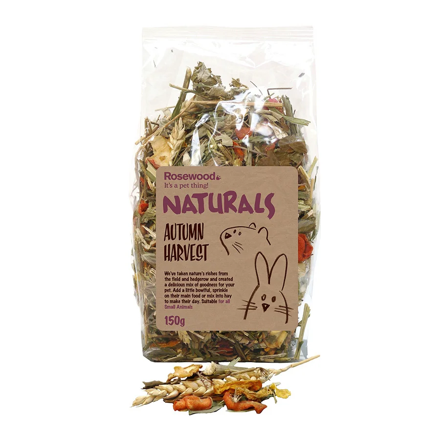 Functional Naturals Autumn Harvest Salad Small Animal Treat Mix 150g Selected