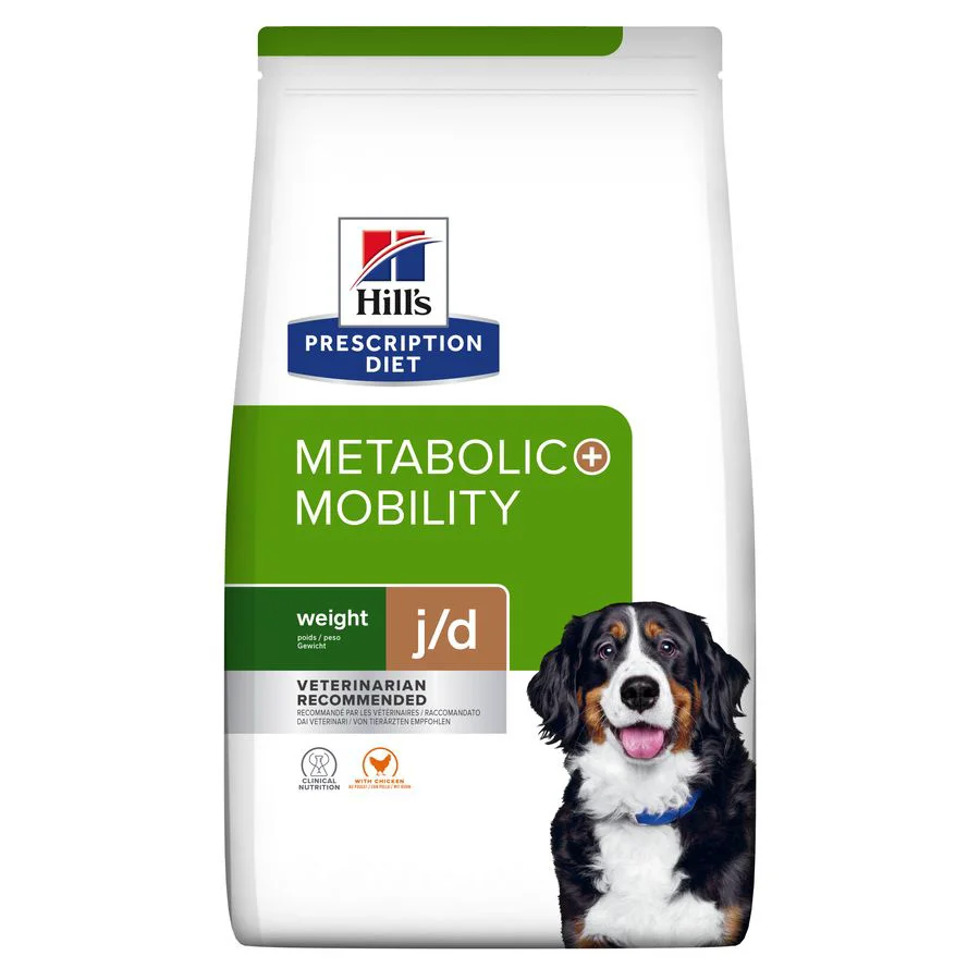 Environmentally Friendly Hill x27 s Prescription Diet Metabolic Mobility Weight Management Dry Dog Food 4kg Lightweight