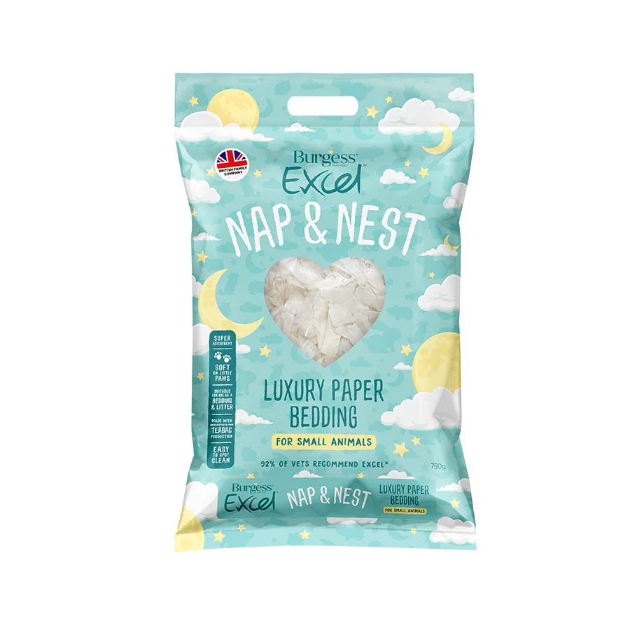 Top-Quality Burgess Excel Nap Nest Small Animal Bedding 750g Outstanding