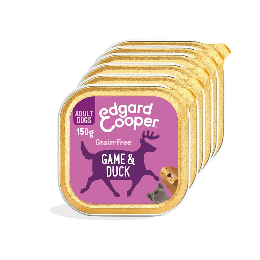 Elite Edgard Cooper Grain Adult Wet Dog Food Game Duck 11x150g Advanced