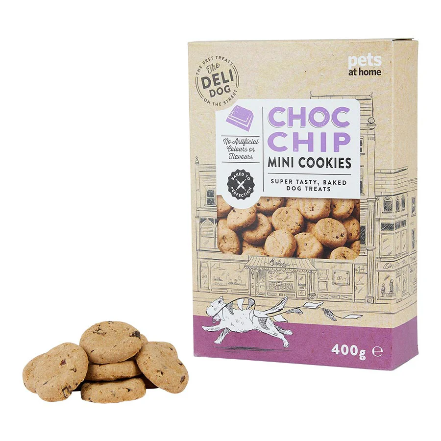 Excellent The Deli Dog Adult Dog Treats Chocolate Chip 400g Durable