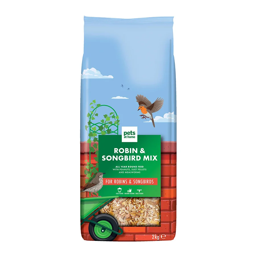 High-End Pets at Home Wild Bird Seed Mix Robin Songbird High-Grade
