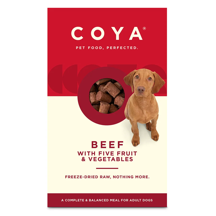 Flexible Coya Complete Adult Dry Dog Food Beef， Fruits Veg Elegant