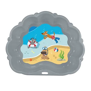 World-Class IGSM Plastic Dog Paddling Pool Grey Exclusive