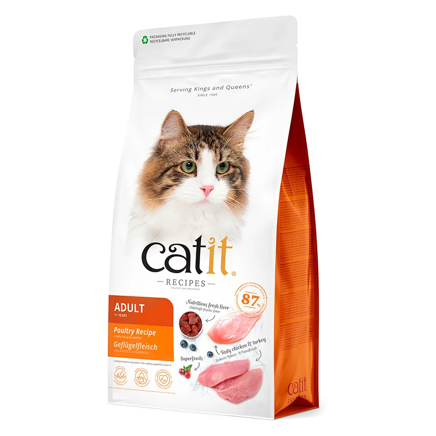Proven Catit Recipes Dry Adult Cat Food Poultry Sustainable