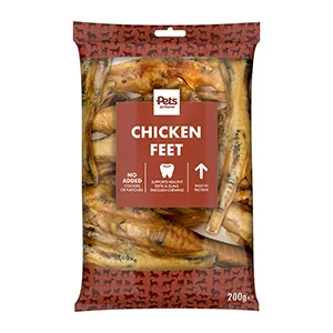 Quality Pets at Home Dog Treats Chicken Feet 200g Convenient