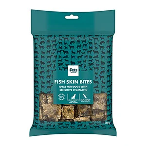 Artisan Pets at Home Fish Skin Bites Dog Treats 100g Lightweight