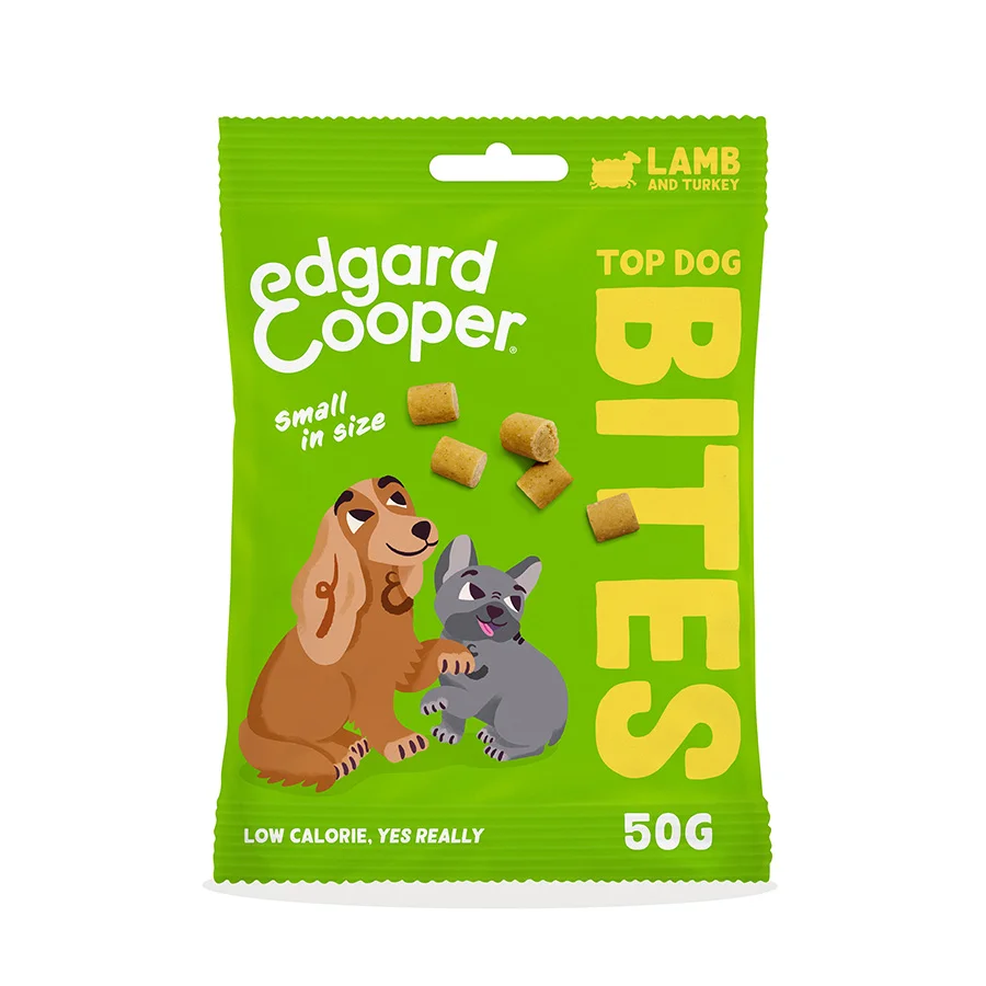 High-Performance Edgard Cooper Dog Treat Small Bites Lamb 50g First-Class