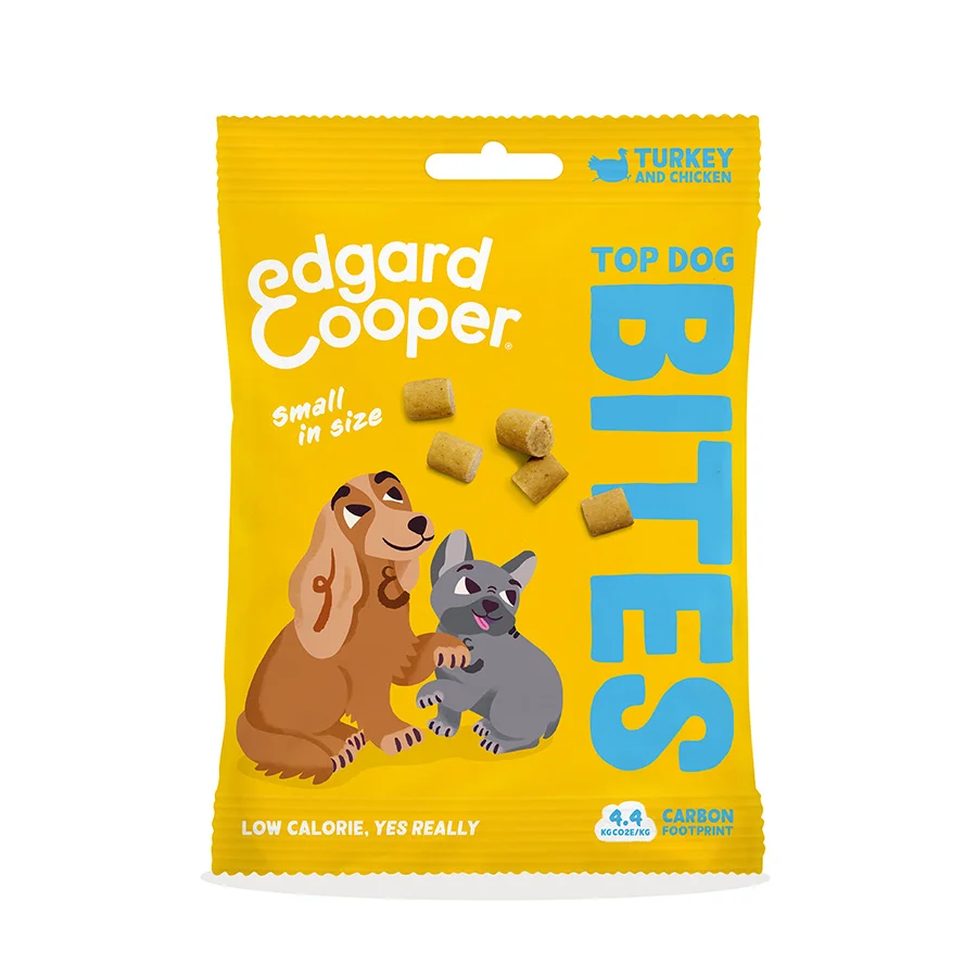 Enhanced Edgard Cooper Dog Treat Small Bites Turkey 50g Fashionable