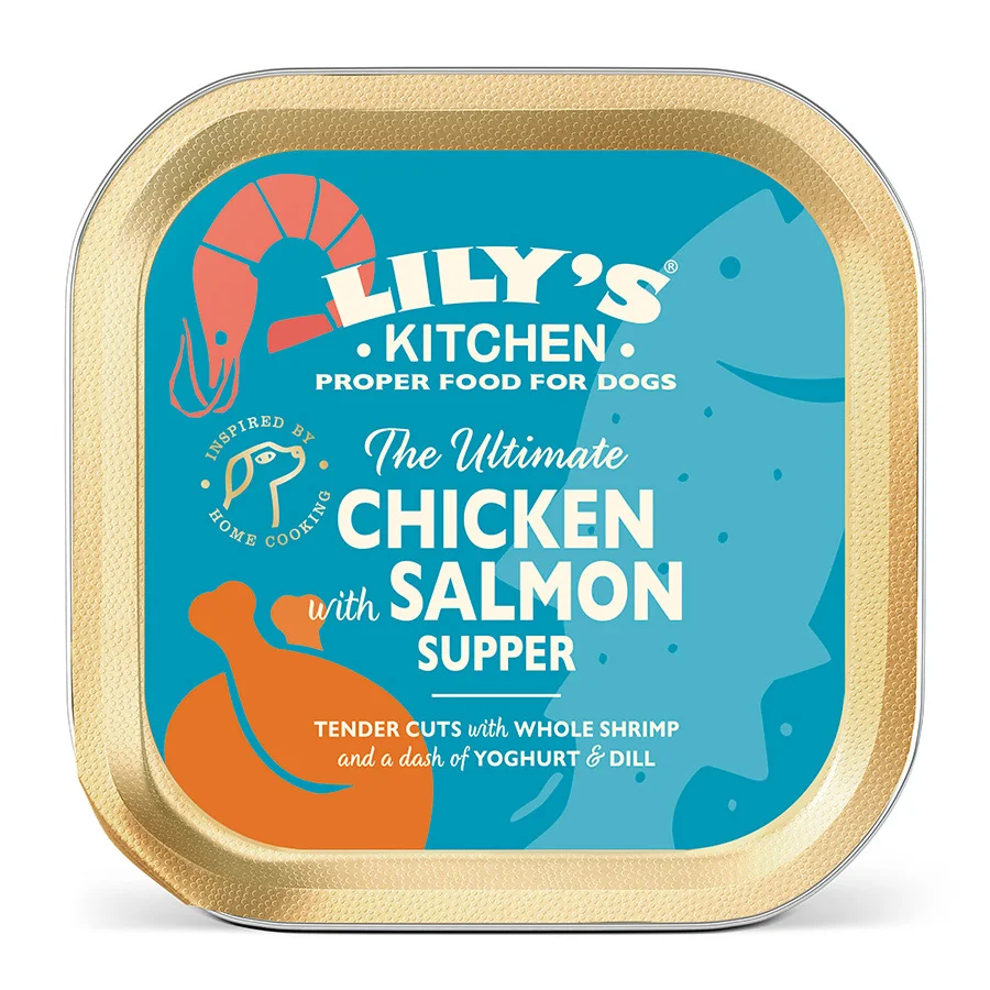 World-Class Lily x27 s Kitchen The Supper Adult Wet Dog Food Chicken Salmon 150g Minimalist