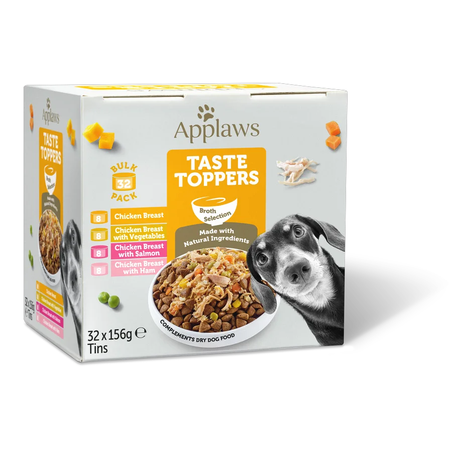 Optimized Applaws Taste Toppers Natural Adult Wet Dog Food Chicken in Broth Selection Consistent