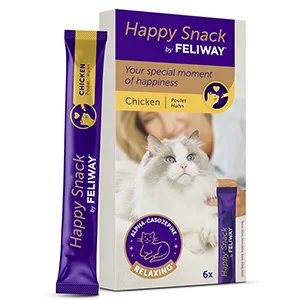 Innovative Feliway Happy Snack Calming Treats for Cats and Kittens 6 Pack Unique