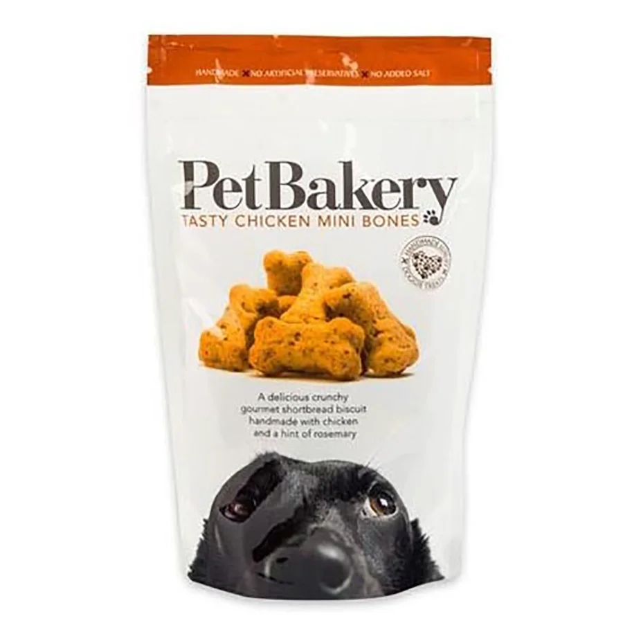 Fashionable Pet Bakery Chicken Mini Bones Dog Treats 190g Luxury
