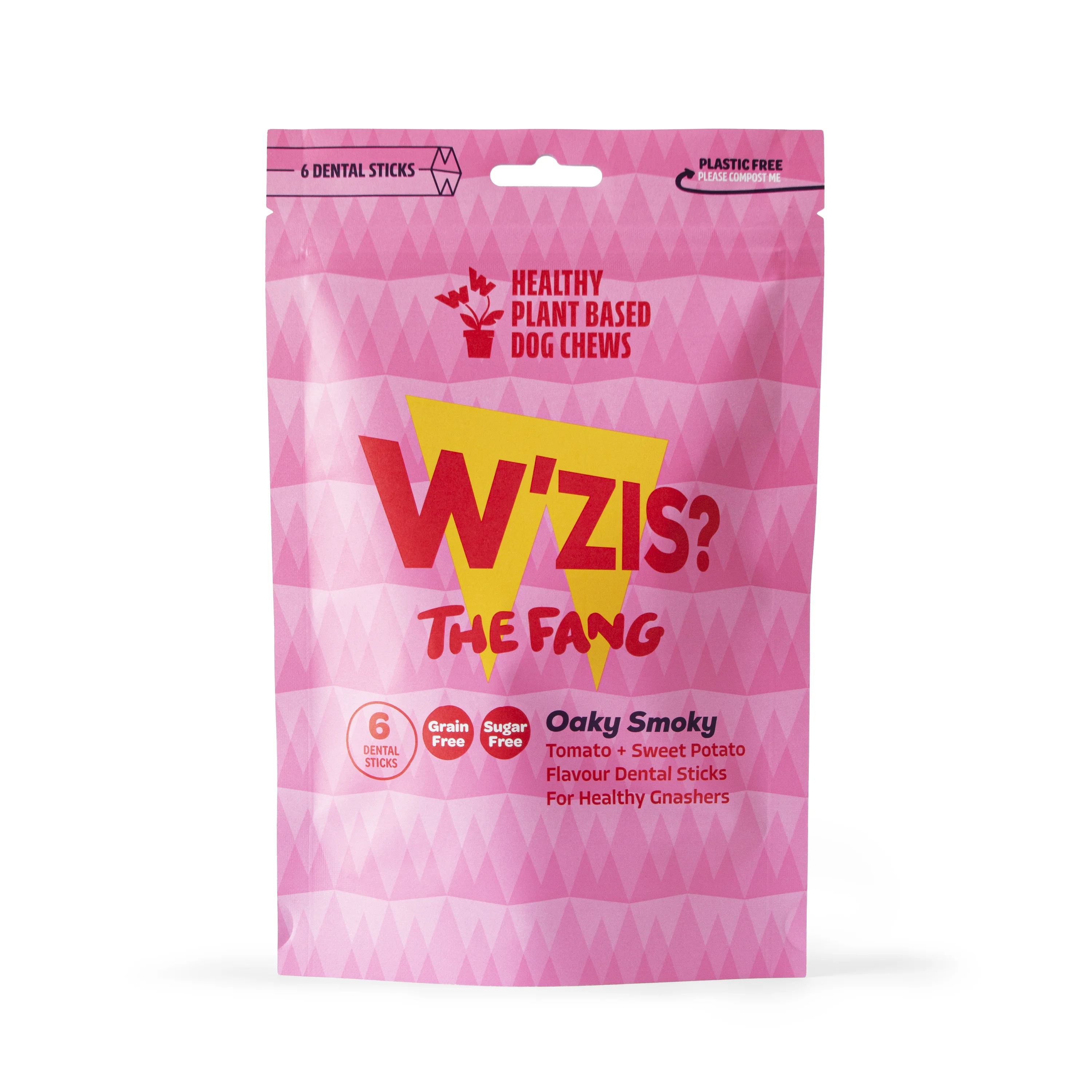 Eco-Friendly W x27 ZIS Smoky Fang Healthy Dog Dental Sticks x6 125g Authentic