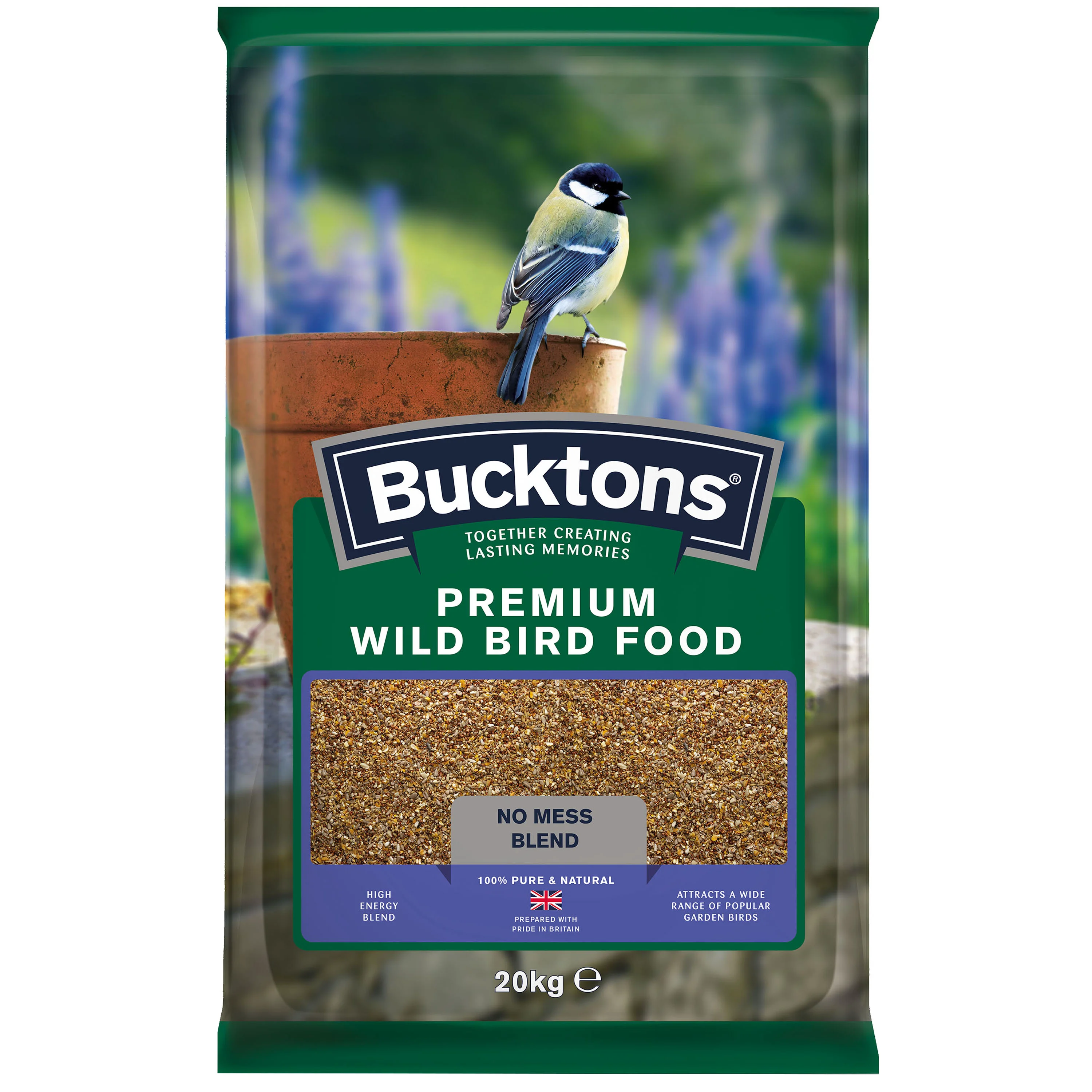 Artisan Bucktons Premium Wild Bird Food 20kg Organic