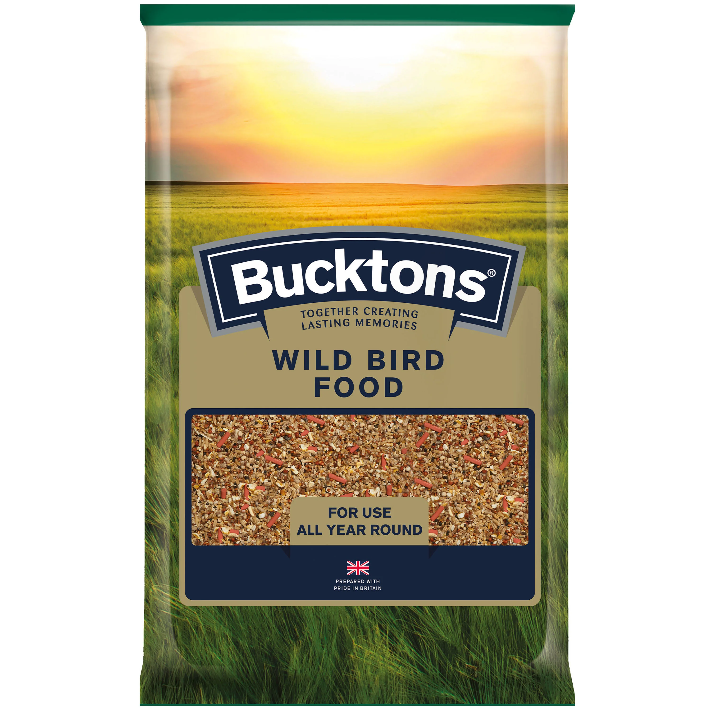Casual Bucktons Superior 12 Seed Blend Wild Bird Food 20kg Reusable