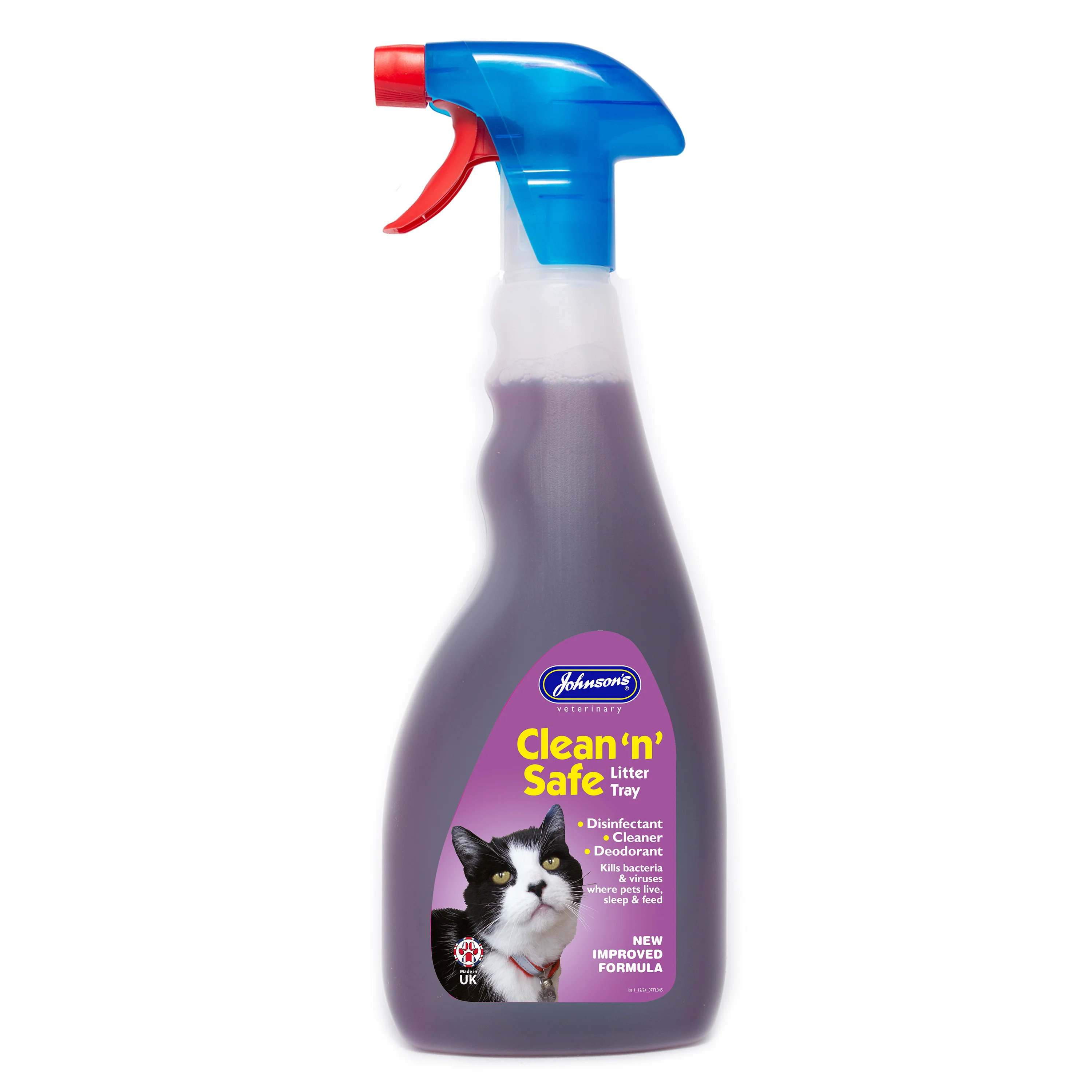 Official Johnson x27 s Clean x27 n x27 Safe Disinfectant Spray for Cat Litter Tray 500ml Efficient
