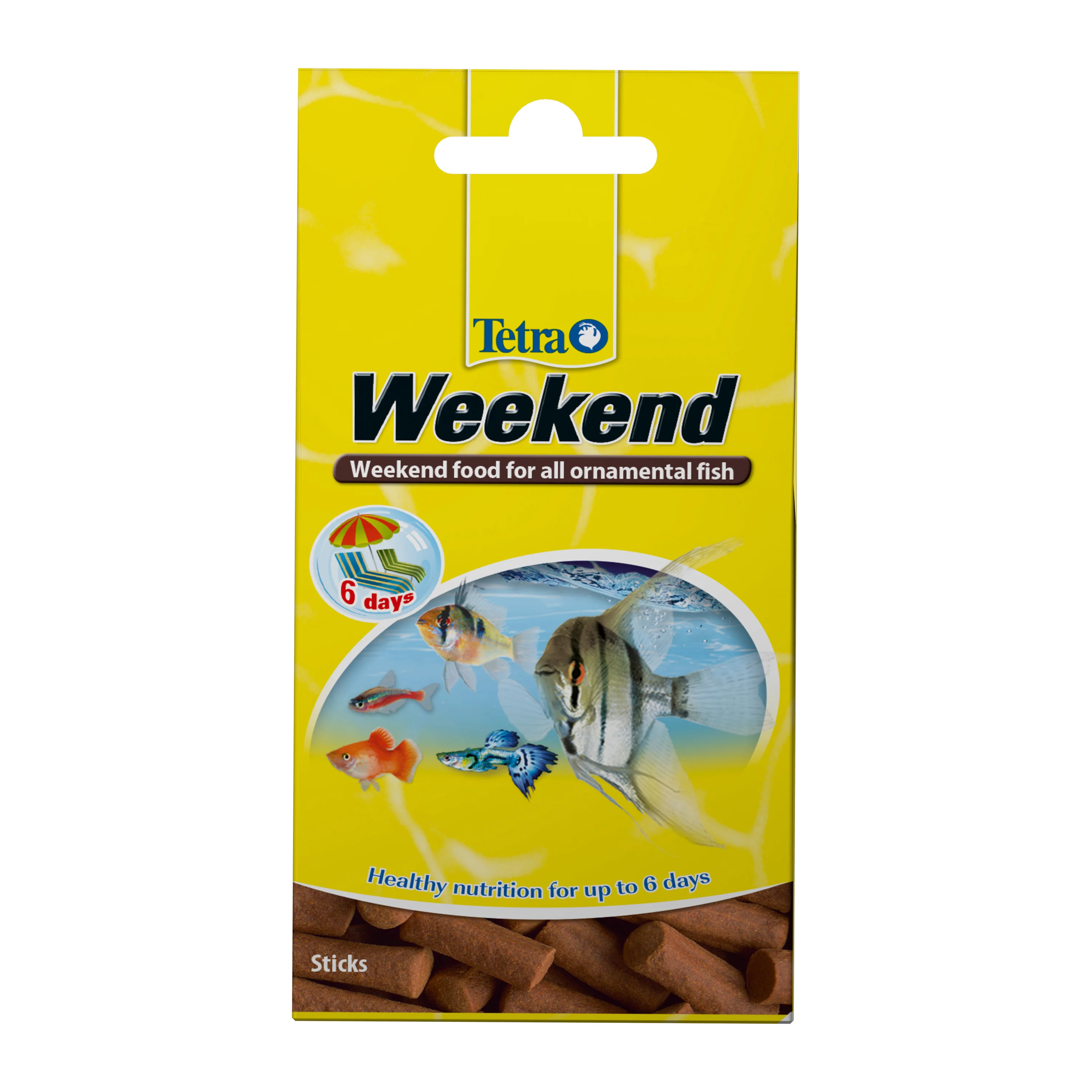 Breathable TetraMin Holiday Weekend Fish Food Sticks 10x9g Solid